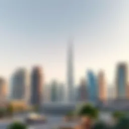 Modern Dubai skyline showcasing real estate developments