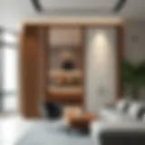 Modern partition design showcasing versatility