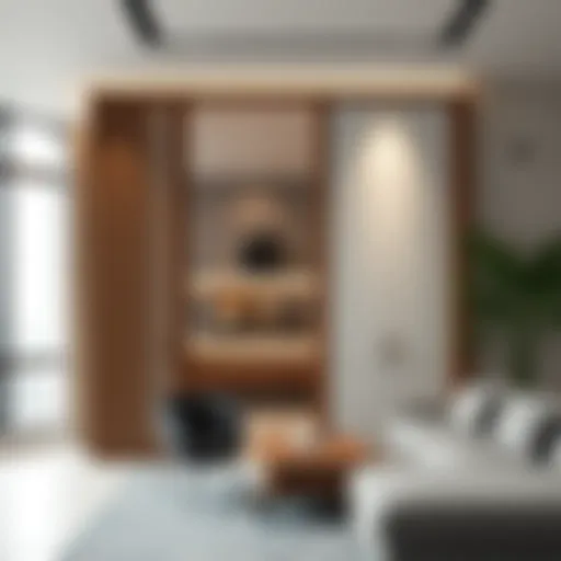 Modern partition design showcasing versatility