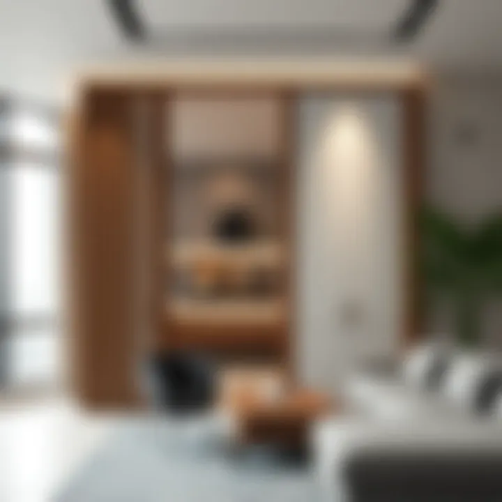 Modern partition design showcasing versatility