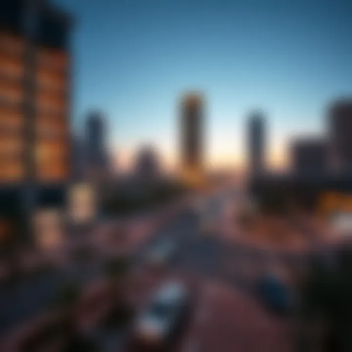 Strategic location map highlighting Al Baker Plaza 3 in Dubai