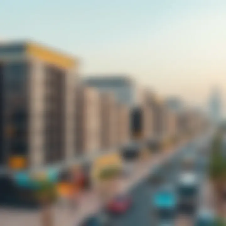 A stunning skyline view of Al Wasl South Heights showcasing modern architecture