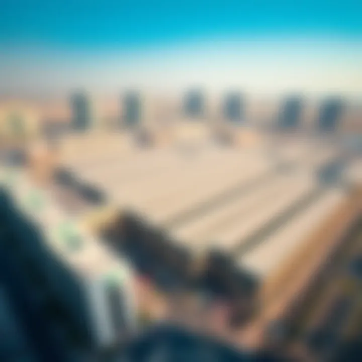 Aerial view of Aldar Square Parking showcasing the layout and structure.