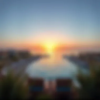 Breathtaking view of Alzora Beach at sunset