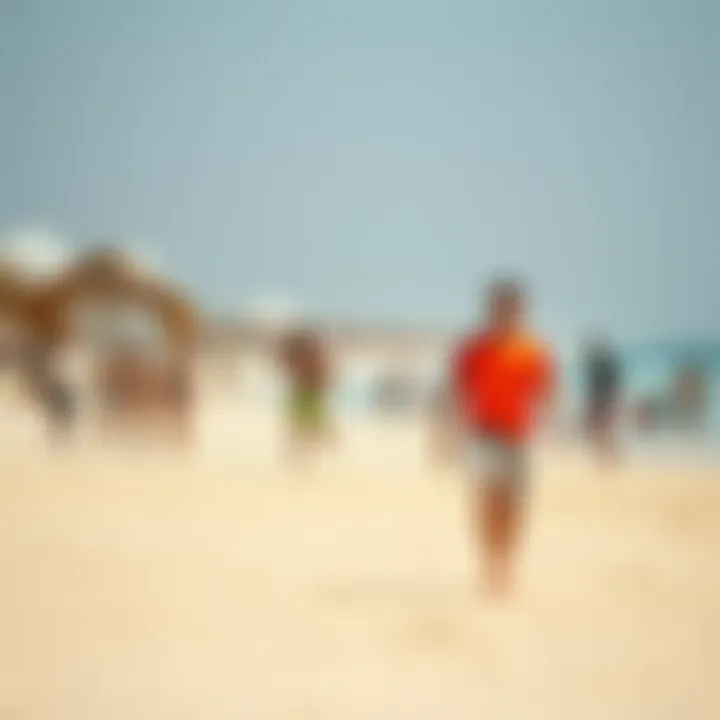 Vibrant recreational activities on Alzora Beach