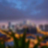 Stunning skyline view of Amber Studio City showcasing modern architecture