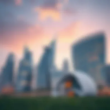 Iconic buildings of Dubai showcasing architectural innovation