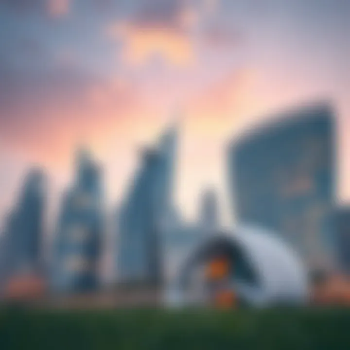 Iconic buildings of Dubai showcasing architectural innovation