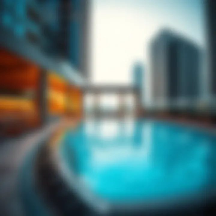 Opulent Features of Aura Sky Pool Luxurious amenities surrounding the Aura Sky Pool