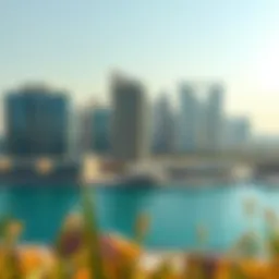 Skyline view showcasing Azizi Development's architectural contributions