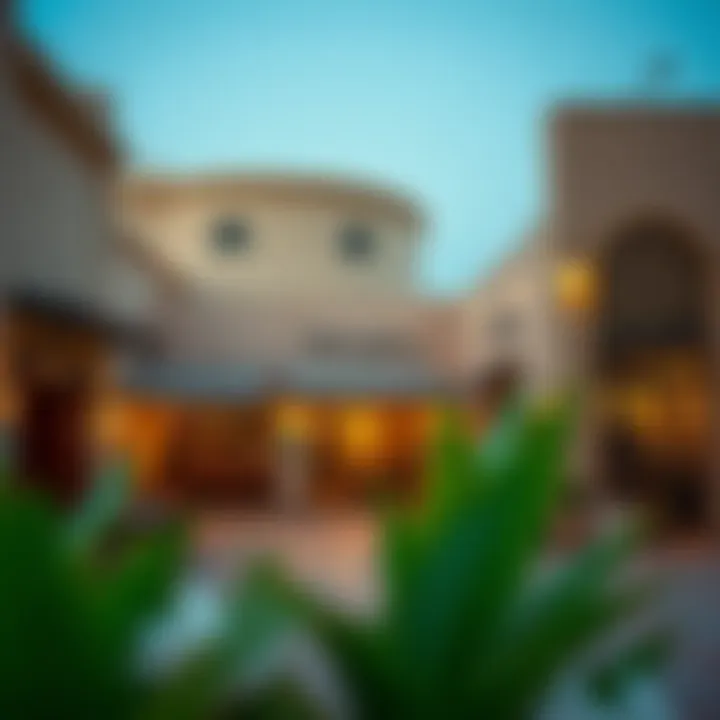 Trendy cafes and shops contributing to the local economy in Barakat Nad Al Hamar.