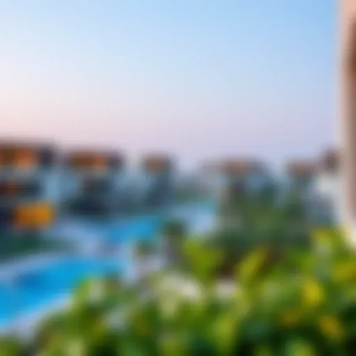 A panoramic view of Barakat Nad Al Hamar showcasing modern architecture.