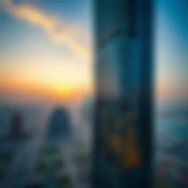 Aerial view of Centurion Tower showcasing its architectural elegance