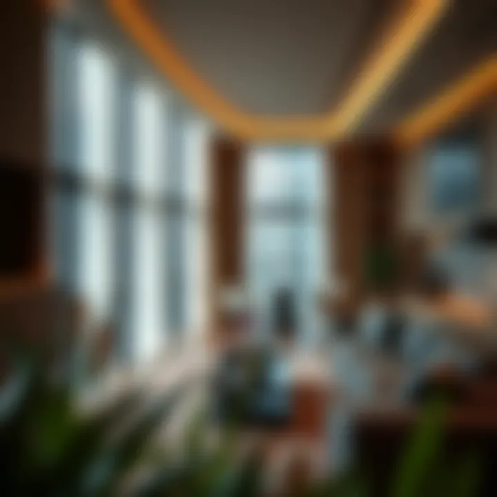 Luxury apartment interior reflecting contemporary design