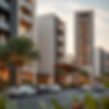 Contemporary Residences in Al-Ghurair Modern residential buildings in Al-Ghurair