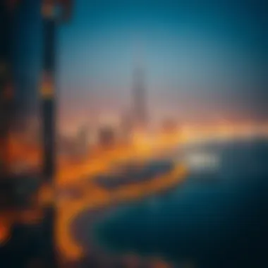 A panoramic view of Dubai's skyline featuring Al Ghurair Properties