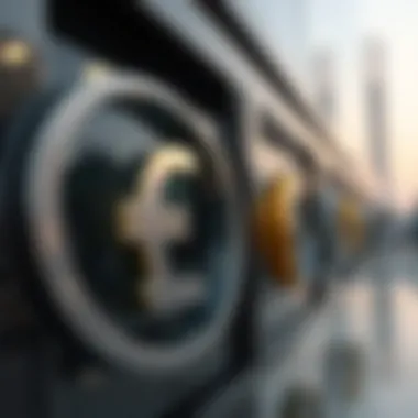 Currency Exchange Symbols Symbolic representation of currency exchange