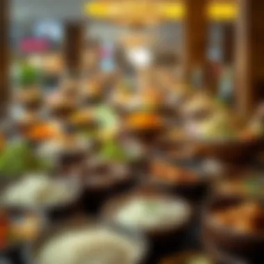 A colorful array of international cuisines served in bowls