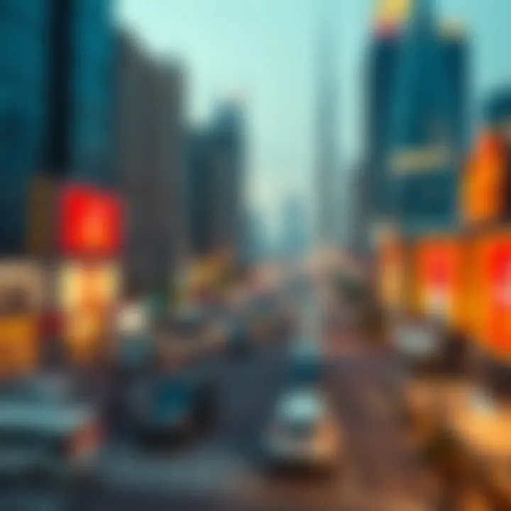 Visual representation of demographic trends and growth projections for Dubai