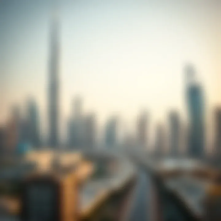 Stunning skyline view of Dubai showcasing luxury real estate