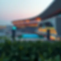 View of Dubai Sports City showcasing its stunning architecture and sports facilities