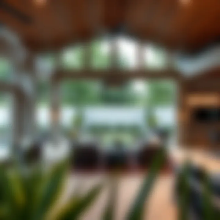 Outdoor living space connected to the Elan floor plan