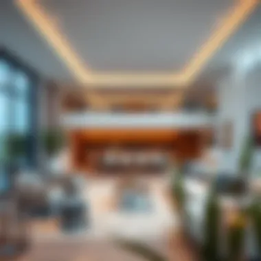 Spacious living area showcasing the Elan floor plan