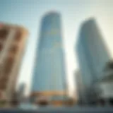 Architectural facade of Emaar Square Building One