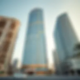 Architectural facade of Emaar Square Building One
