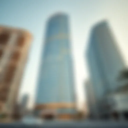 Architectural facade of Emaar Square Building One