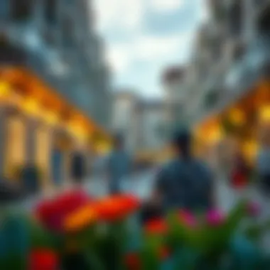 Vibrant community atmosphere surrounding Equiti Residence