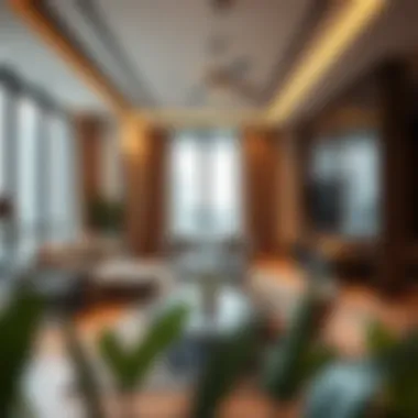 Interior design showcasing a modern apartment in Equiti Residence