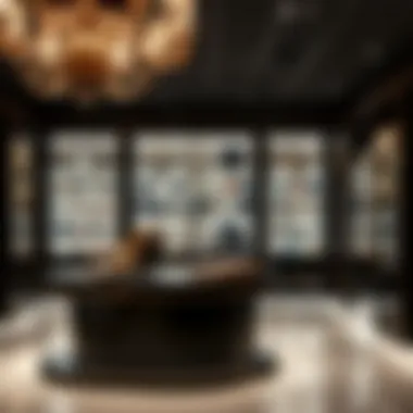 Luxury Goods Boutique in Dubai Luxury goods showcased in a high-end boutique