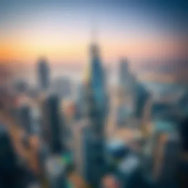 JLT Tower: Positioned for Success Aerial view displaying JLT Tower's prime location among other skyscrapers