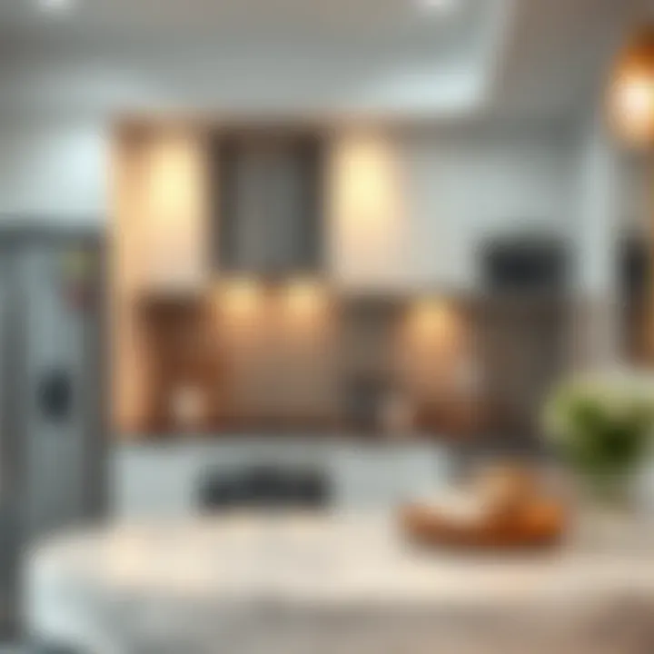 Modern Kitchen in Bur Dubai Property Well-equipped kitchen area reflecting modern amenities in Bur Dubai