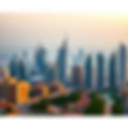 Stunning skyline of Dubai showcasing Al Aqaar's real estate