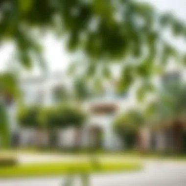 Modern villas and greenery in Al Awir highlighting residential lifestyle