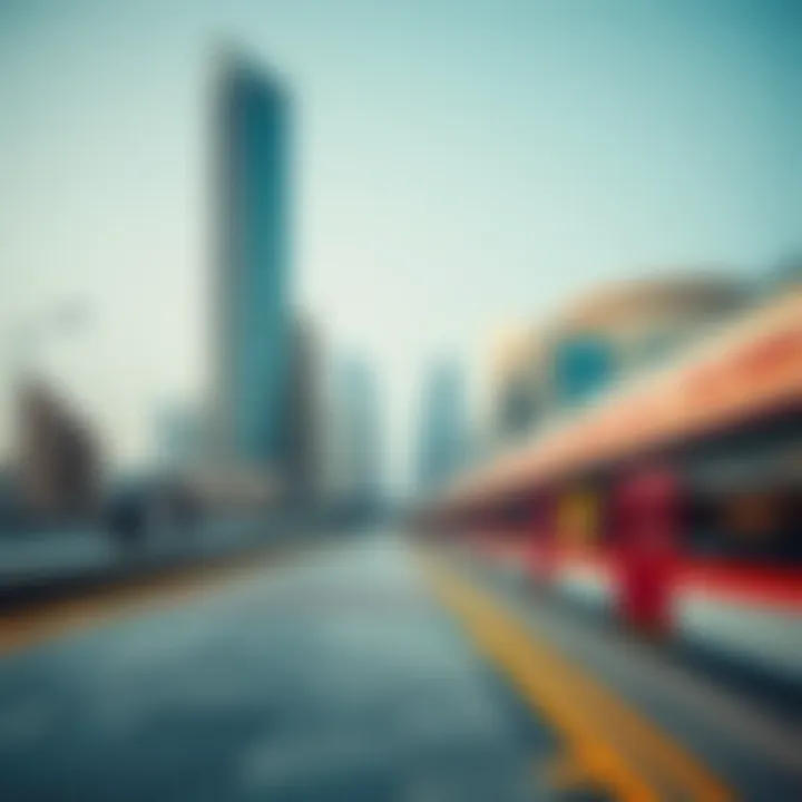 Visual representation of real estate trends influenced by Al Ghubayba Metro Station