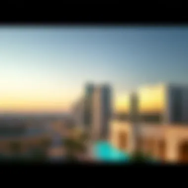 A panoramic view of الريم هيلز showcasing modern architecture