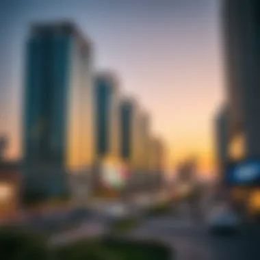 Commercial Growth in Al Reem Island Vibrant commercial district on Al Reem Island