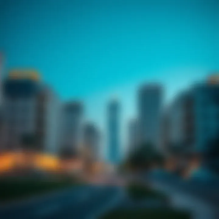 An illustration depicting the growth trends in the real estate market of Umm Al Quwain.