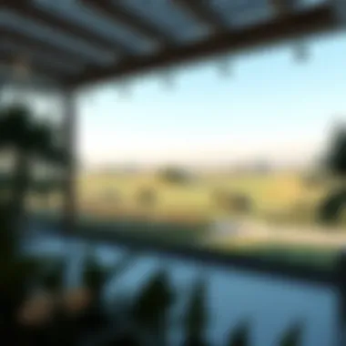 Tranquil golf course views from the residences at Damac Golf Greens