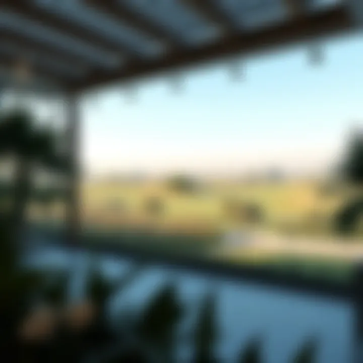 Tranquil golf course views from the residences at Damac Golf Greens