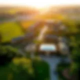 Aerial view of Damac Hills 2 showcasing lush greenery and community layout