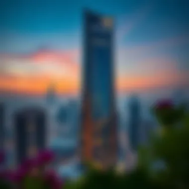 Stunning view of Deyaar Burlington Tower showcasing its architectural brilliance