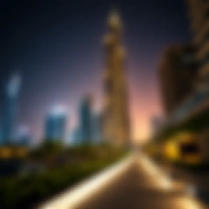 The strategic location of Deyaar Burlington Tower within Dubai