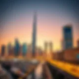 Modern skyline of Dubai showcasing luxury developments