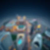 Aerial view of Dubai World Central showcasing the vast infrastructure