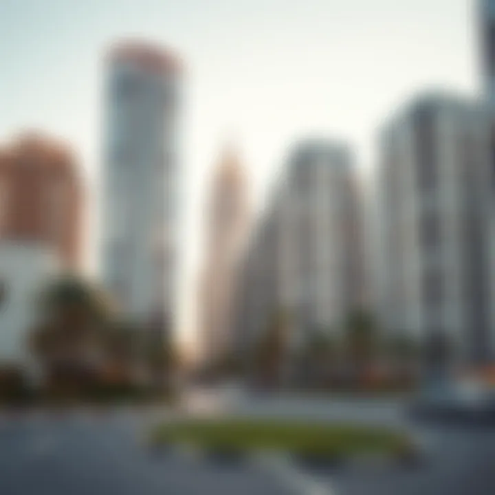 Dynamic view of emerging property developments in Dubai