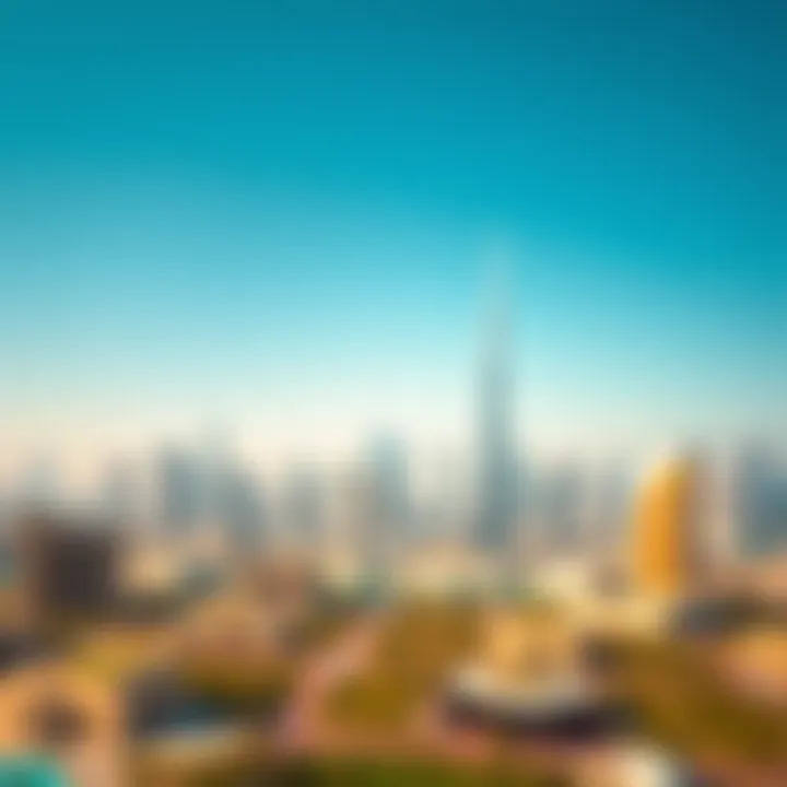 Panoramic view illustrating the interplay between architecture and skyline